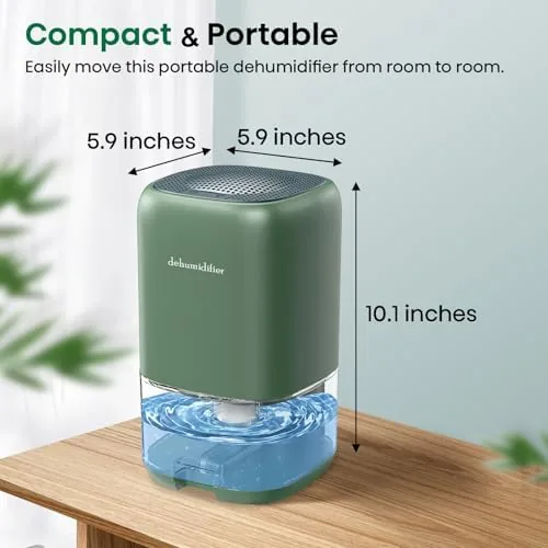 Testing the Dehumidifier,35 OZ Small Dehumidifiers for Room for Home,Moisture Absorbers | over two weeks