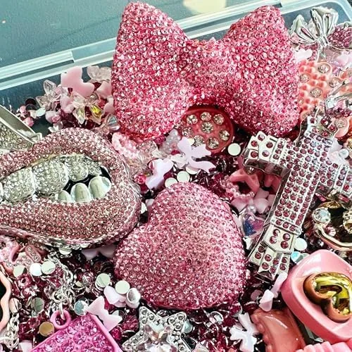 Testing the Junk Case Charms Kit, Pink Junks Phones Cases 3D Rhinestone over two weeks