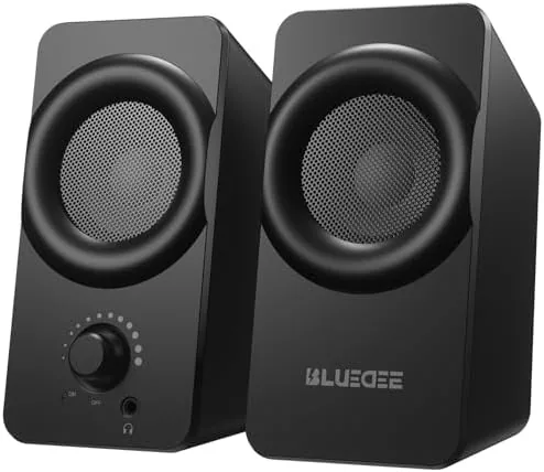 Bluedee Computer Speakers for Desktop PC, Dual Driver PC Speakers with RGB | Plug Review: Tested and Rated