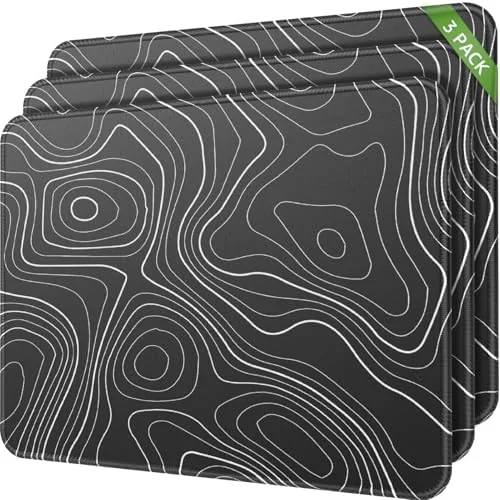 Testing the MROCO 3-Pack Mouse Pads, 30% Larger Surface, 8.5 x 11 over two weeks