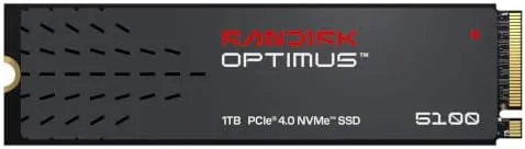 SANDISK 1TB Optimus 5100 NVMe SSD - PCIe 4.0 x4, M.2 2280, Up to Review: Tested and Rated