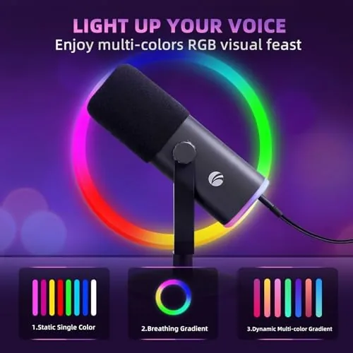 Testing the VCOM XLR/USB Gaming Microphone for PC,Dynamic Computer Mic for Streaming over two weeks