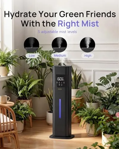 Testing the Humidifier Large Room, 2.1Gal/8L Cool Mist Humidifiers for Bedroom 500 over two weeks