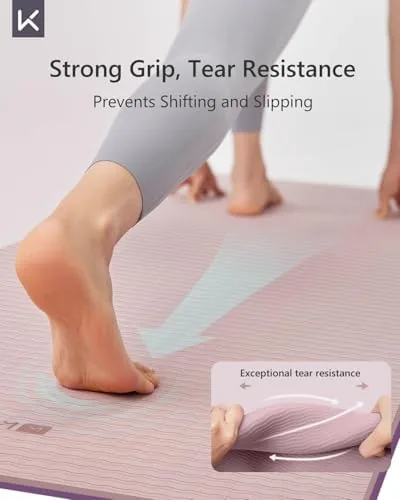 The KEEP Yoga Mat 7mm Thick Non Slip - Extra Cushion compared in context