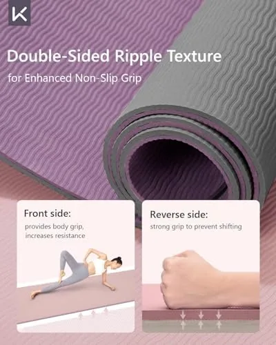 Testing the KEEP Yoga Mat 7mm Thick Non Slip - Extra Cushion over two weeks