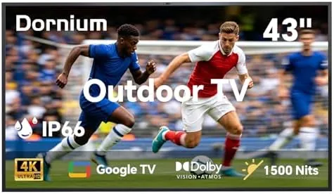 43 Inch Smart Outdoor TV, 1500 Nits Brightness | 4K UHD Smart Google TV Review: Tested and Rated