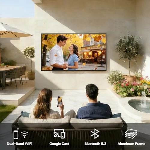 The 43 Inch Smart Outdoor TV, 1500 Nits Brightness | 4K compared in context