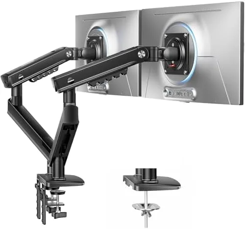 HUANUO FlowLift Pro Dual Monitor Mount for 13-27" Screens, MechaSpring Monitor Stand, Adjustable Monitor Review: Tested and Rated