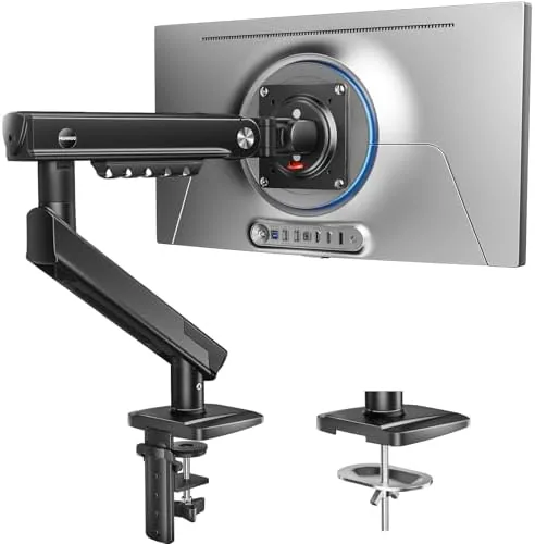The HUANUO FlowLift Pro Dual Monitor Mount for 13, 27" Screens, MechaSpring compared in context