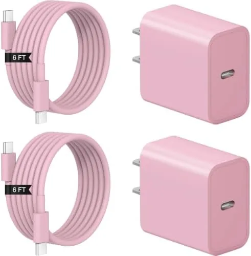Overview of the iPhone 17 16 15 Charger Fast Charging 2+2Pack 20W USB