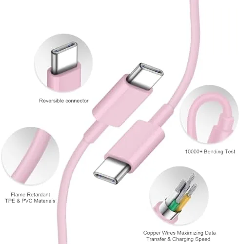 The iPhone 17 16 15 Charger Fast Charging 2+2Pack 20W USB compared in context