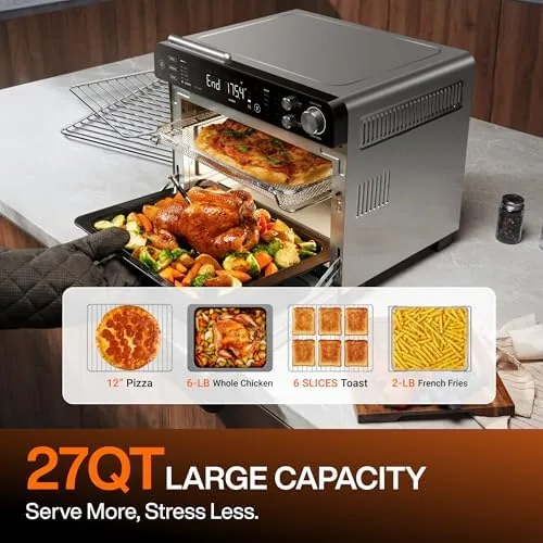 Testing the Typhur Sync Oven with Smart Wireless Meat Thermometer Probe, 12‑in‑1 over two weeks