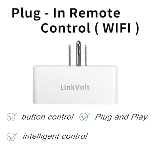 Close look at the LINKVOLT Smart WiFi Plug Compatible with Alexa and Google Home build quality