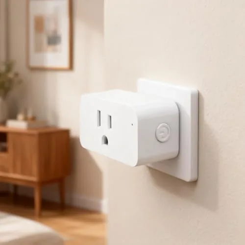 Another view of the LINKVOLT Smart WiFi Plug Compatible with Alexa and Google Home