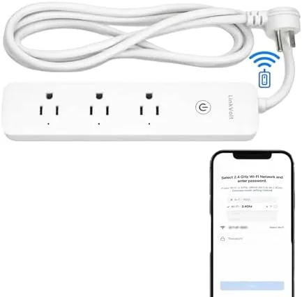 Overview of the LINKVOLT Smart Power Strip WiFi Surge Protector Alexa Google Home