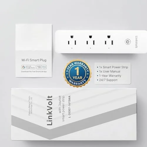 Testing the LINKVOLT Smart Power Strip WiFi Surge Protector Alexa Google Home over two weeks