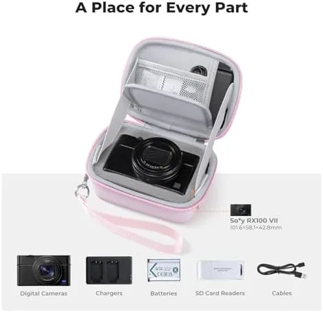 The K&F CONCEPT Carrying Case for Digital Camera, Hard Shell Protective in real use