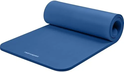Retrospec Solana Yoga Mat 1" Thick w/Nylon Strap for Men & Women - Non Review: Tested and Rated