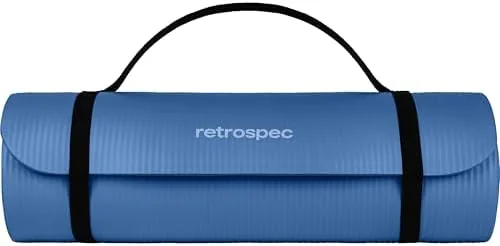 The Retrospec Solana Yoga Mat Thick 1/2in Non-Slip Workout Mat with in real use