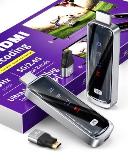 Wireless hdmi Transmitter and Receiver 328FT/100M，4K Decode Plug & Play Portable 5G+2.4G Wireless Display Review: Tested and Rated