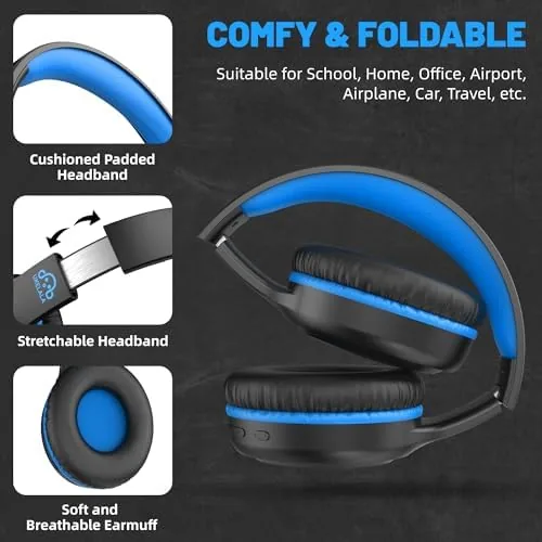 The UKELALA U2B ANC Wired & Wireless Bluetooth 6.0 Headphones Foldable in real use