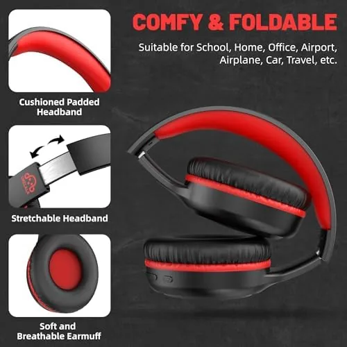 The UKELALA U2B ANC Wired & Wireless Bluetooth 6.0 Headphones Foldable in real use
