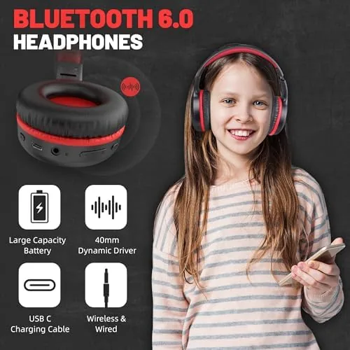 The UKELALA U2B ANC Wired & Wireless Bluetooth 6.0 Headphones Foldable compared in context