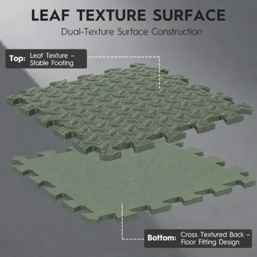The 18 Pcs EVA Foam Floor Tiles, Puzzle Exercise Mat Set in real use