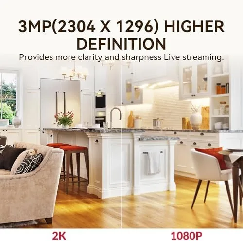Close look at the YI 2K Indoor Security Camera with Adhesive Mount for Wall/Window build quality
