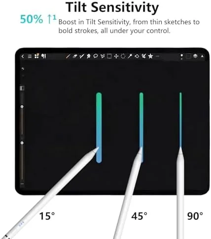 The Stylus Pen for Apple iPad 2018, 2026, Wireless Charging iPad Pencil compared in context