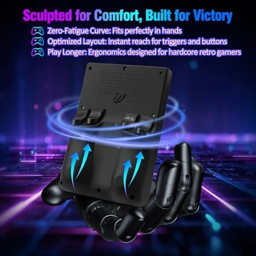 The R36MAX II packed in a travel bag with a power bank and cable