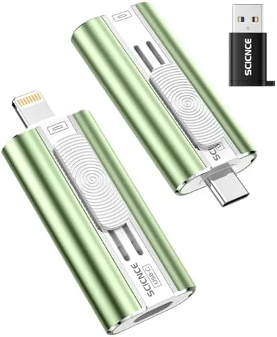 Overview of the 512GB Flash Drive Intended for Phone, USB External Memory Stick