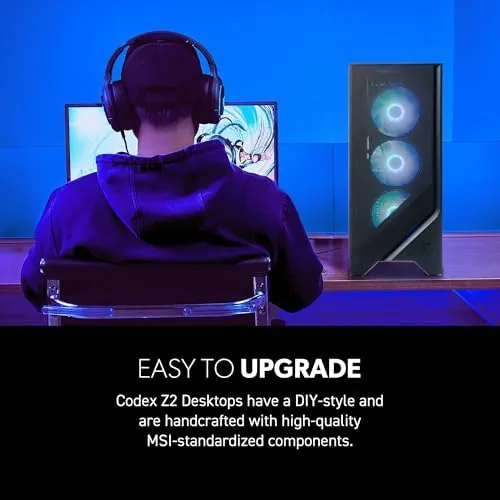Rear panel with DisplayPort, HDMI, and USB connections