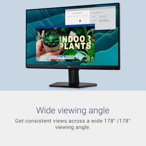Side angle showing the slim bezels