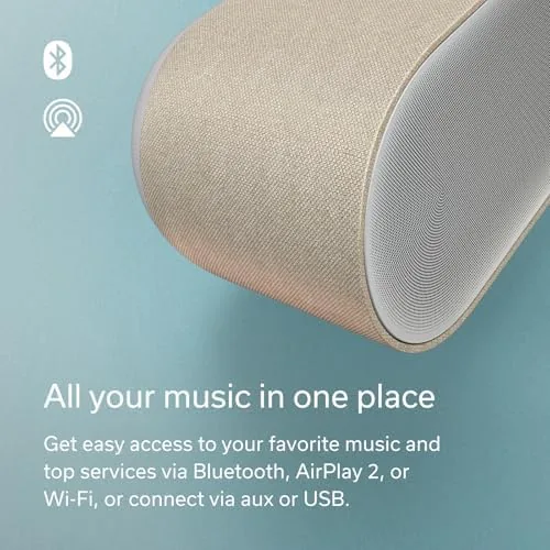 The Denon Home 600 Speaker, Wireless Smart Speaker with Stereo Sound in real use