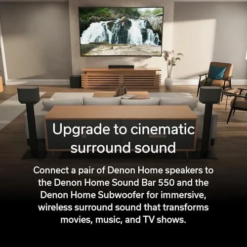 The Denon Home 400 Speaker, Wireless Smart Speaker with Stereo Sound compared in context