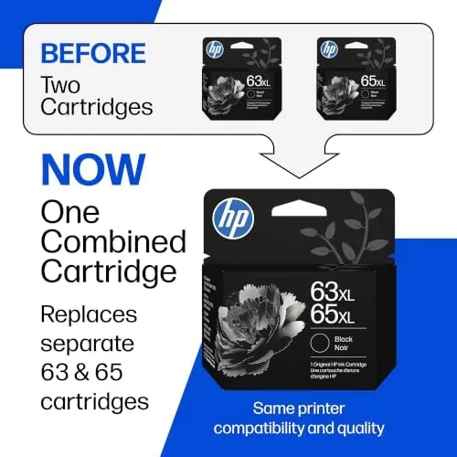 Close look at the HP 61XL Black High-Yield Ink | Works with DeskJet 1000 build quality