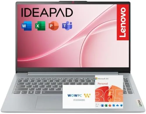 Lenovo 2026 IdeaPad Slim 3i • 15.6" FHD Laptop with Microsoft Office 365 • Review: Tested and Rated