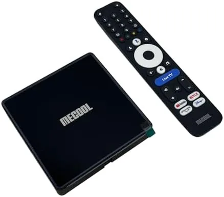 Another view of the MEon1 TV Box Android 14.0 Amlogic S905X5M 2GB RAM 32GB