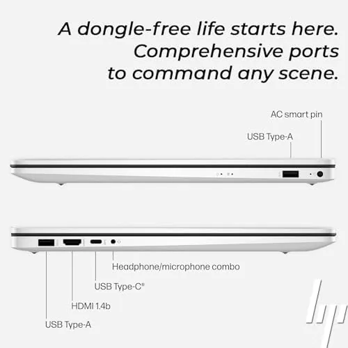 Battery settings screen on the HP 17 inch laptop