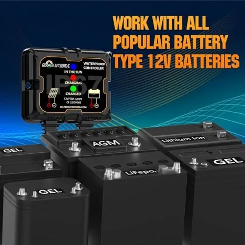 The SOLPERK MPPT Solar Charge Controller 10A 12V Waterproof Controller | in real use