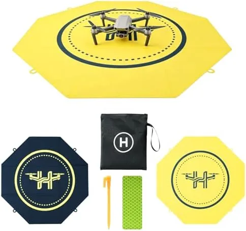 Drone Landing Pad Pro,Waterproof PU Material Foldable Drone Launch Pad with Carry Bag & Review: Tested and Rated