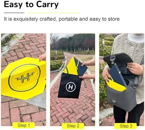 The Drone Landing Pad Pro,Waterproof PU Material Foldable Drone Launch Pad compared in context