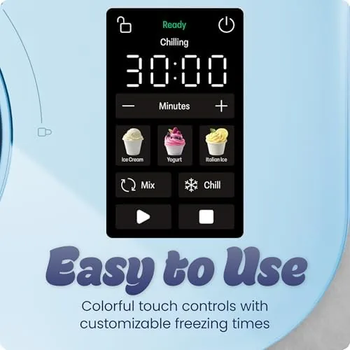 Another view of the Iceman by Chefman Trio Ice Cream Maker | No Pre-Freezing
