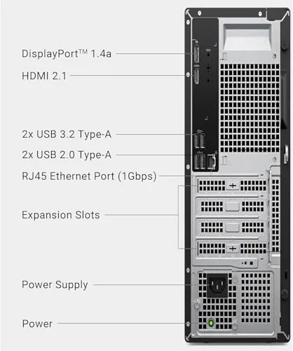 Dell Pro Slim desktop compared to an older full tower
