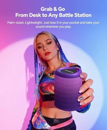 Another view of the Portable Bluetooth Speaker Beach Essentials: IPX5 Waterproof for Outdoor |
