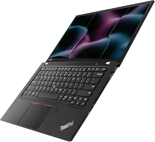 A video conference in progress on the ThinkPad T14 webcam