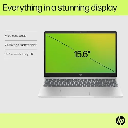 Battery and system settings screen on the HP Essential laptop