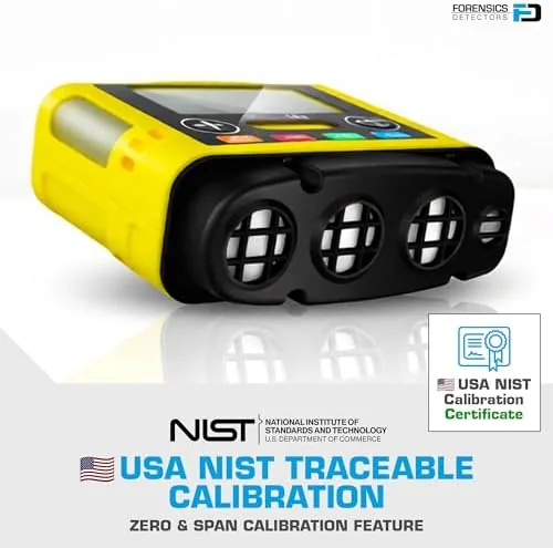 Another view of the 4 Gas Monitor | Mini & Small | USA NIST