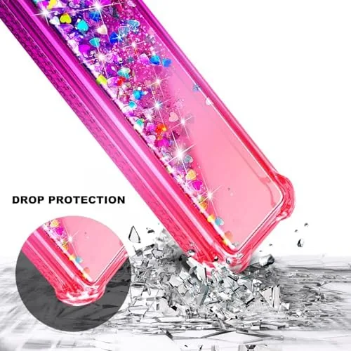 Close look at the NZND for Apple TV Remote Case, Cute Liquid Glitter TPU build quality